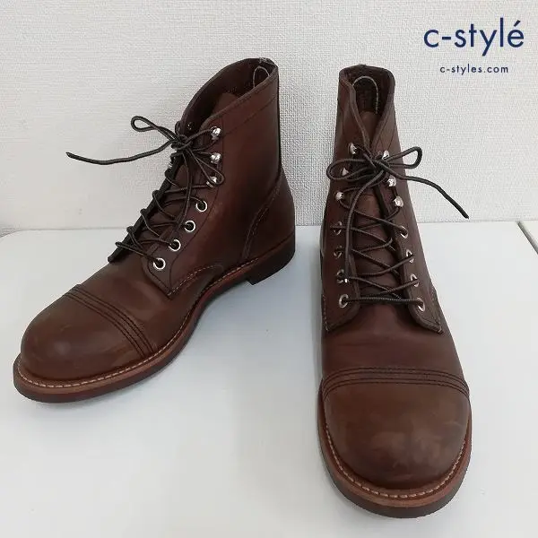 REDWING レッドウィング ブーツ 25cm ブラウン 8111 革 レースアップ