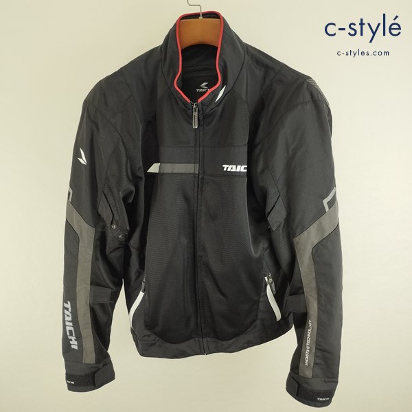 RS TAICHI アールエスタイチ クロスオーバーメッシュジャケット L ブラック ジップアップ RSJ320