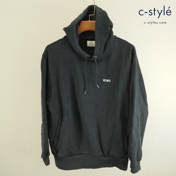 WTAPS ダブルタップス パーカー M ブラック コットン100%