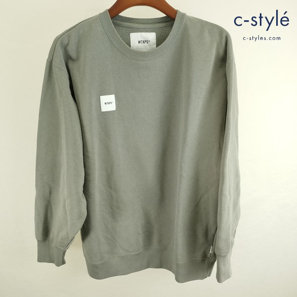WTAPS ダブルタップス スウェットトレーナー X 02 グレー