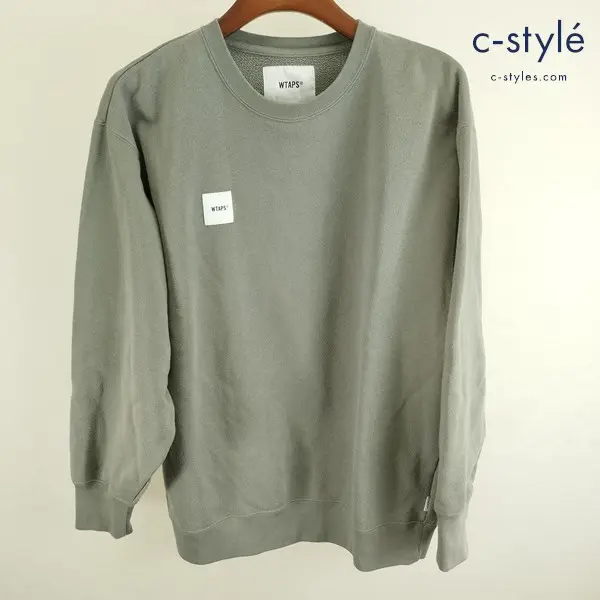 WTAPS ダブルタップス スウェットトレーナー X 02 グレー