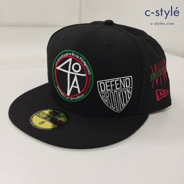NEW ERA ニューエラ SPIKE LEE キャップ 8 63.5cm ブラック スパイクリー 59FIFTY 帽子