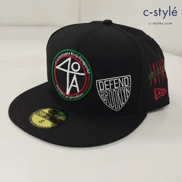 NEW ERA ニューエラ SPIKE LEE キャップ 8 63.5cm ブラック スパイクリー 59FIFTY 帽子