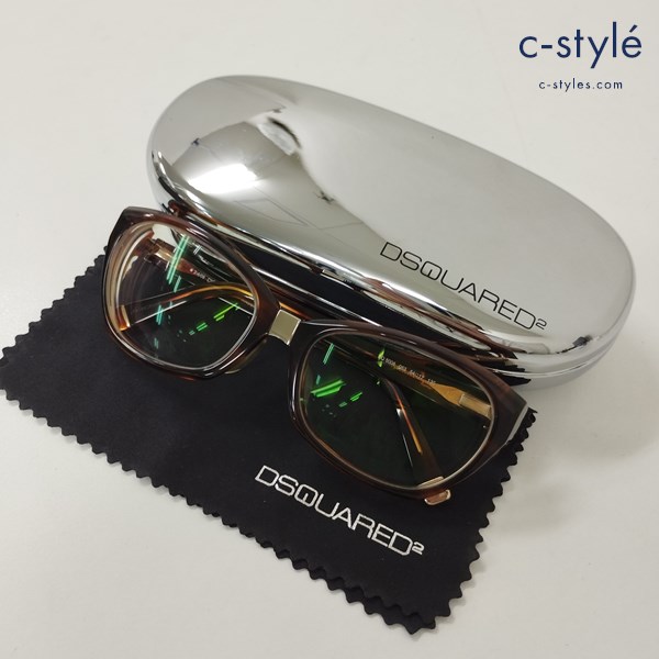 DSQUARED2 ディースクエアード メガネ 57□17 べっ甲 DQ 5008