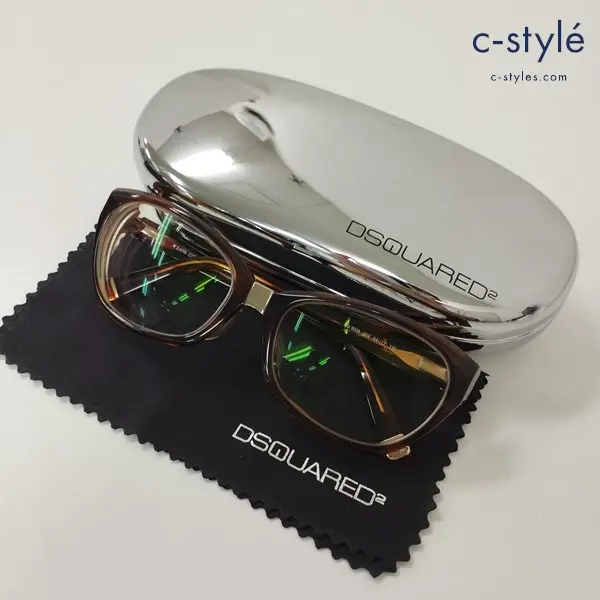 DSQUARED2 ディースクエアード メガネ 57□17 べっ甲 DQ 5008