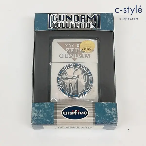 ZIPPO ジッポー ガンダムコレクション ゼーダ No.2 1999年製 オイルライター シルバー 立体プレート