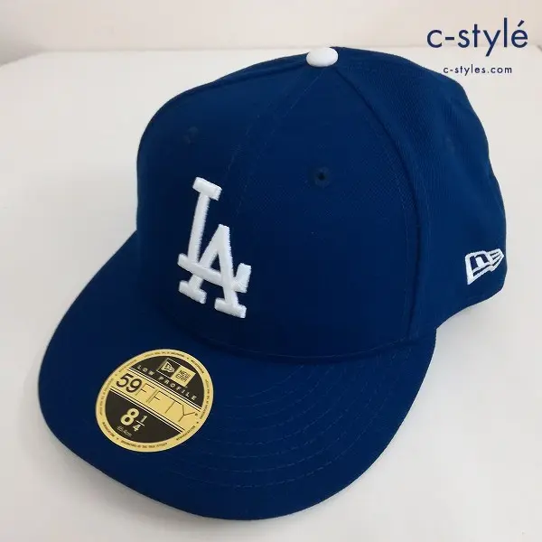 NEWERA ニューエラ キャップ 8・1/4 65.4cm ブルー 59FIFTY ロサンゼルスドジャース