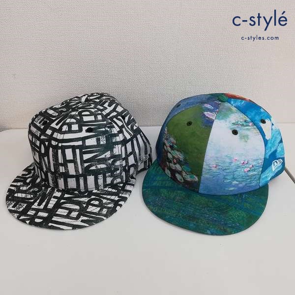 NEWERA ニューエラ キャップ 8 63.5cm 7・3/4 61.5cm マルチカラー BAANAI NE ART Claude Monet