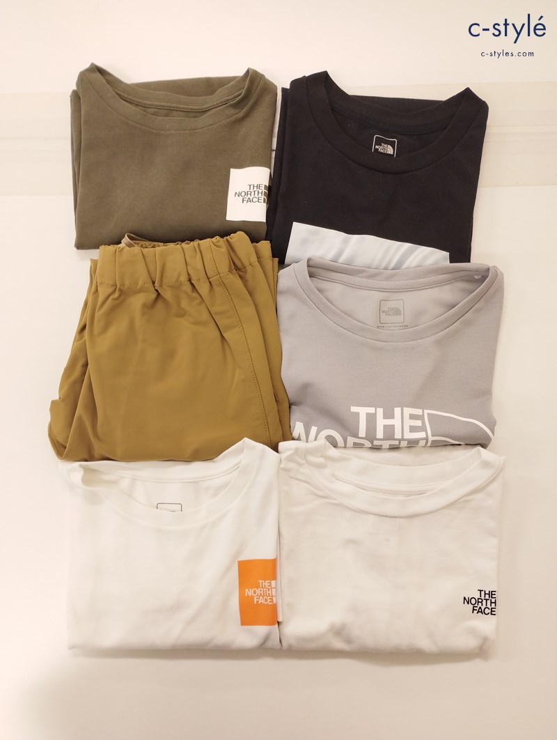 THE NORTH FACE ザノースフェイス 半袖Tシャツ 長袖Tシャツ パンツ 140 150 キッズ 男の子 計6点