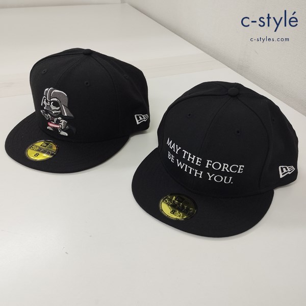 NEWERA ニューエラ スターウォーズ キャップ 8 64cm 8 63.5cm ブラック ダースベイダー MAY THE FORCE BE WITH YOU