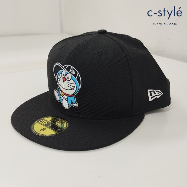 NEWERA ニューエラ ドラえもん キャップ 8 63.5cm ブラック 59FIFTY 帽子
