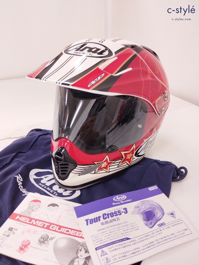 Arai アライ Tour Cross3 フルフェイス ヘルメット 59.60cm未満 マルチカラー ツアークロス バイク用品