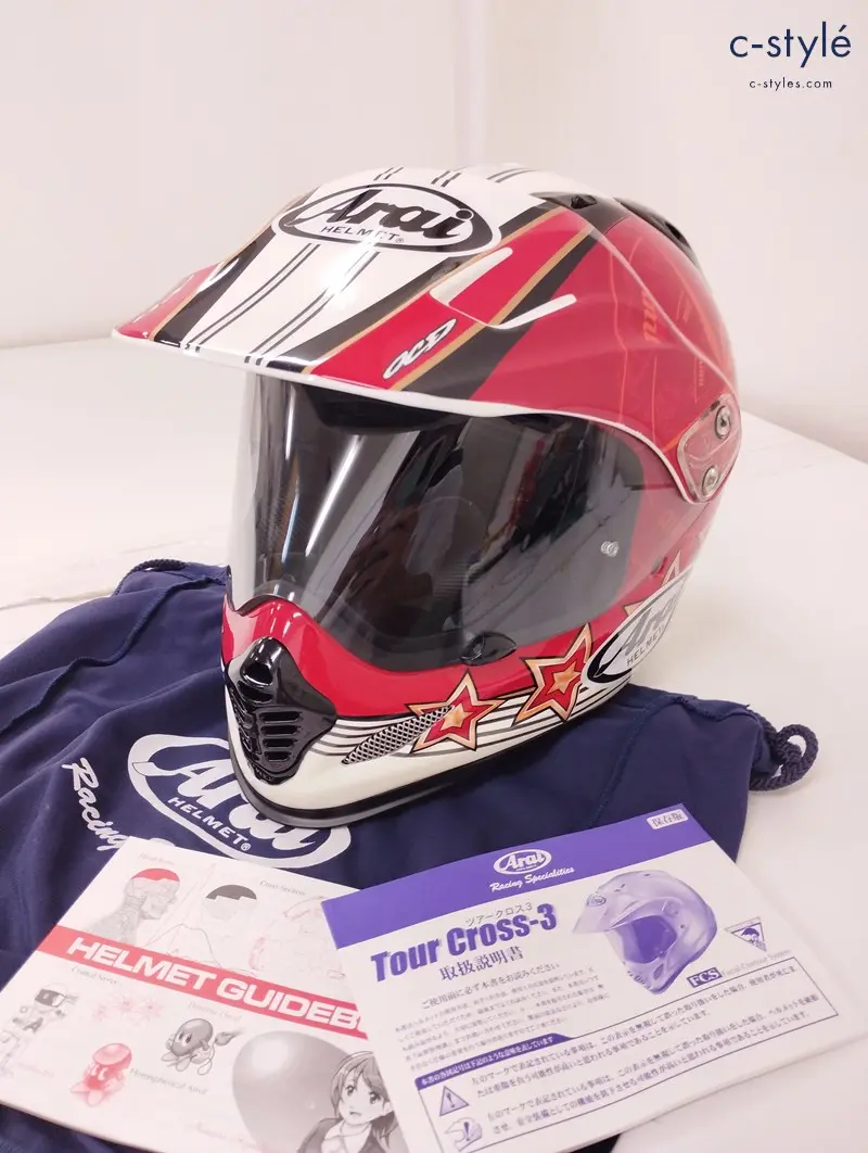Arai アライ Tour Cross3 フルフェイス ヘルメット 59.60cm未満 マルチカラー ツアークロス バイク用品