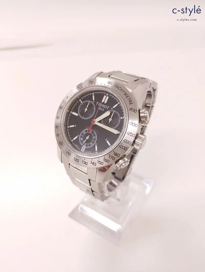 TISSOT ティソ 腕時計 シルバー RKS-BC-19064 クォーツ V8クロノグラフ S 752/852