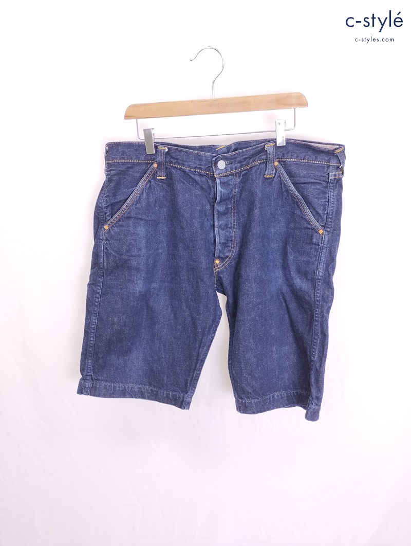 EVISU エヴィス ハーフデニムパンツ 40 インディゴ LOT.7550