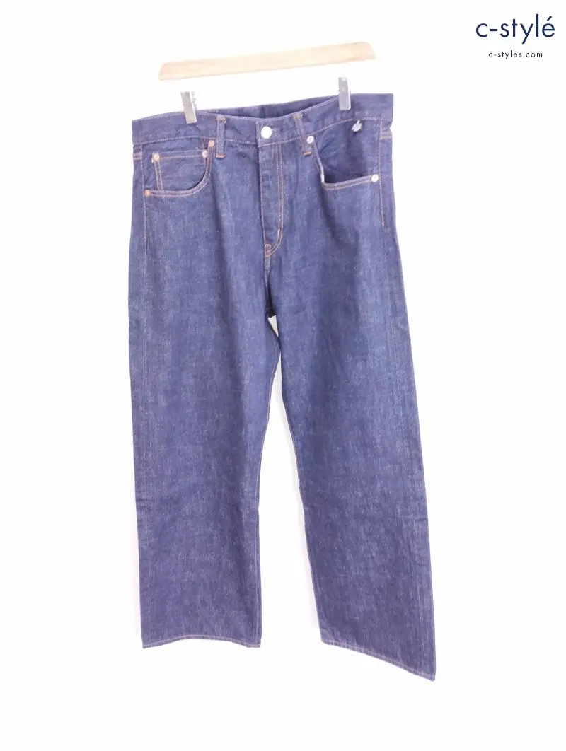 KOJIMA GENES 児島ジーンズ ジーパン 36 インディゴ OVER ALLS ズボン パンツ 日本製