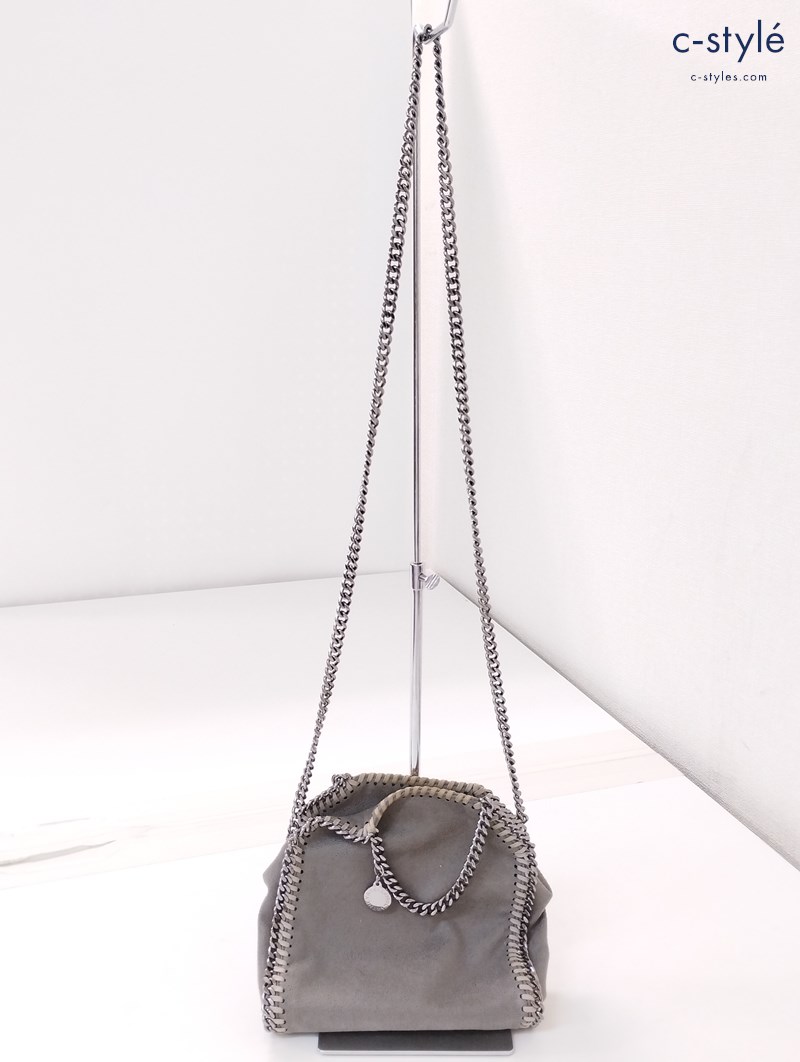 Stella McCartney ステラマッカートニー ファラベラタイニー バッグ グレー 391698