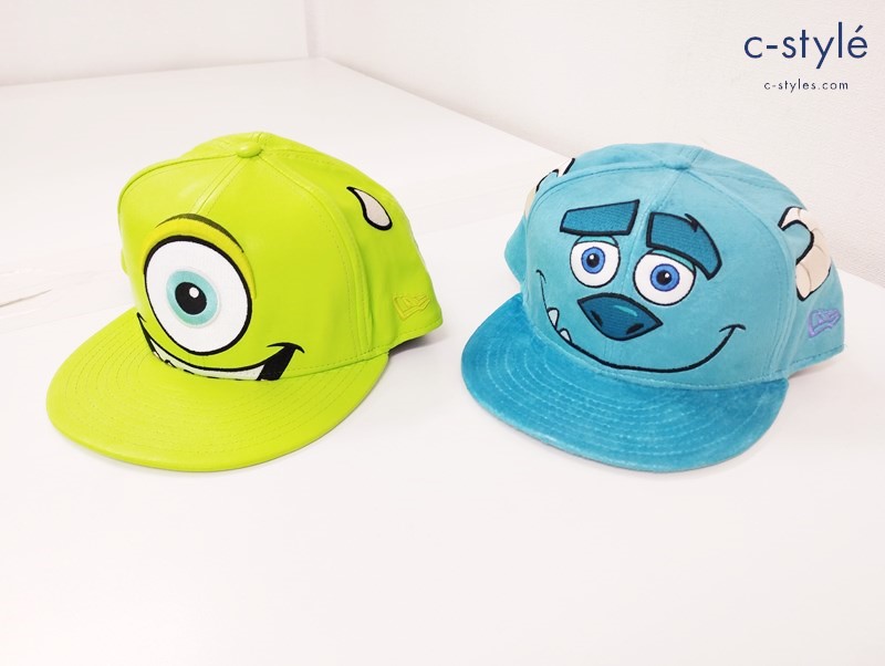 NEWERA ニューエラ モンスターズインク マイク サリー キャップ 7・5/8 60.6cm グリーン ブルー