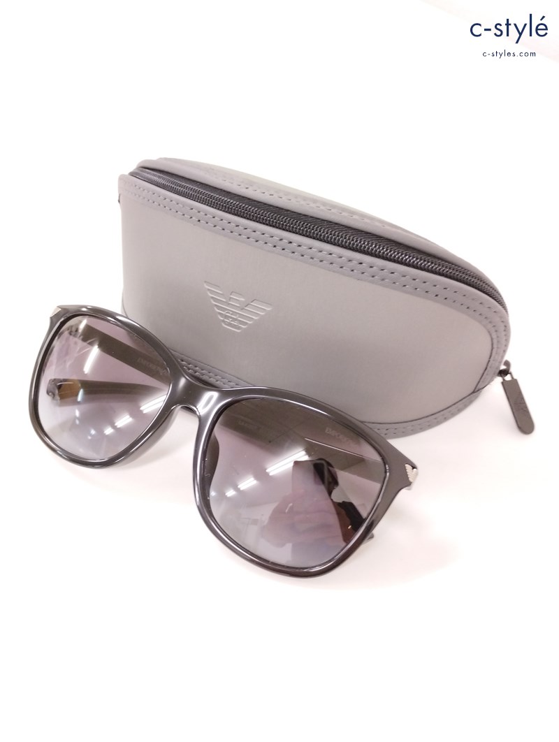 EMPORIO ARMANI エンポリオアルマーニ サングラス 56□18 ブラック EA4060F 5017/8G 140 3N