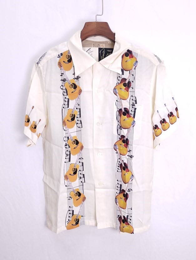 SUNSURF サンサーフ アロハシャツ L マルチカラー KEONI OF HAWAII 吉田拓郎 坂崎幸之助 SS35443