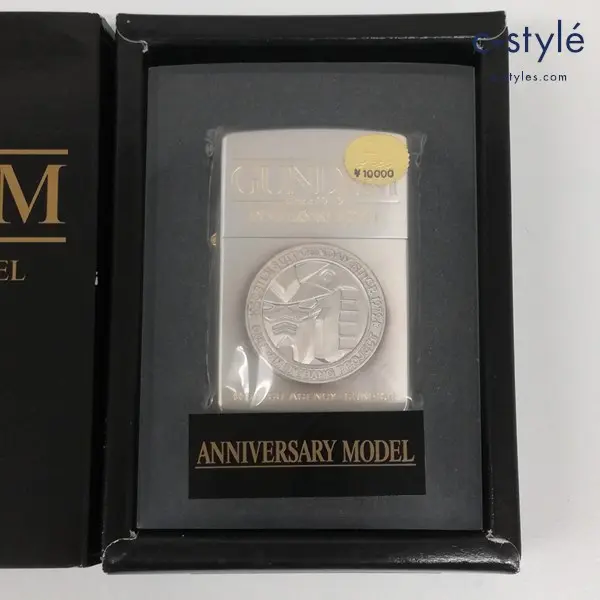 ZIPPO ジッポー 機動戦士ガンダム アニバーサリーモデル No.1 立体プレート 2000年製 オイルライター 喫煙具