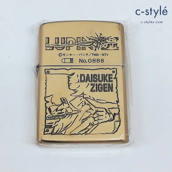 ZIPPO ジッポー ルパン三世 DAISUKE ZIGEN 次元大介 No.0888 1997年製 オイルライター ゴールド