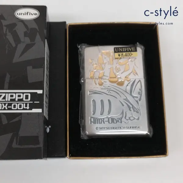 ZIPPO ジッポー 機動戦士Zガンダム 百式 VS キュベレイ MSN-100 VS AMX-004 2003年製 オイルライター
