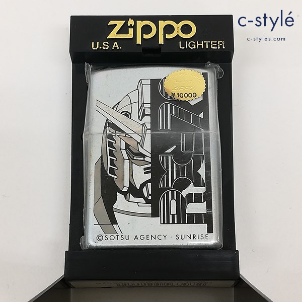 ZIPPO ジッポー 機動戦士ガンダム 大河原ガンダムRX-78 2000年製 オイルライター シルバー 喫煙具