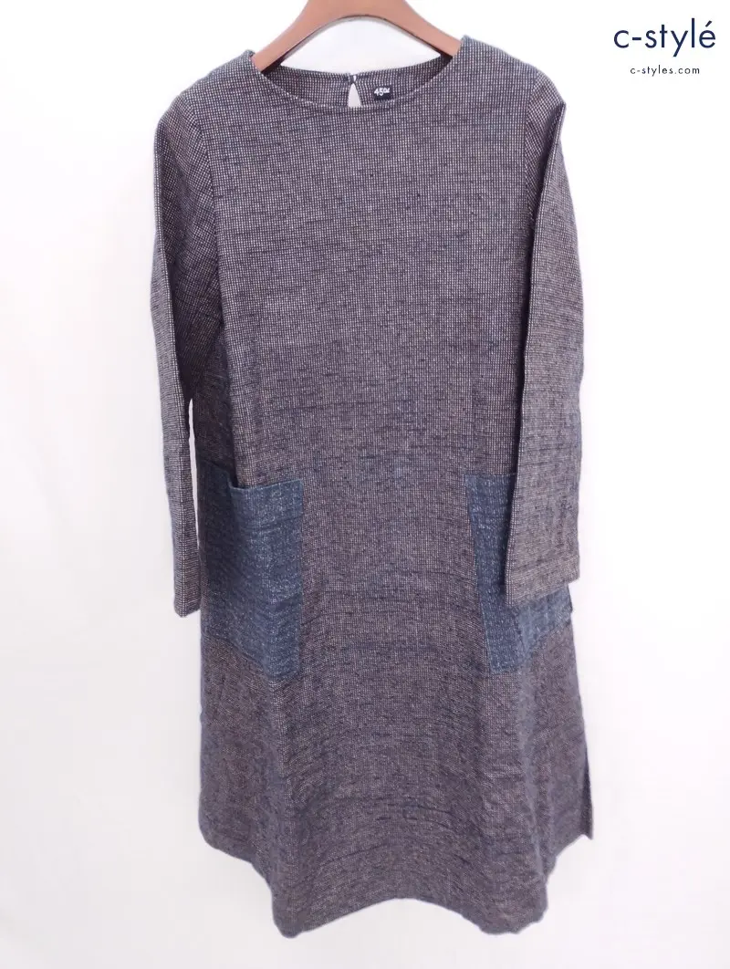 45R フォーティーファイブアール ワンピース 0 ネイビー系 綿100% レディース