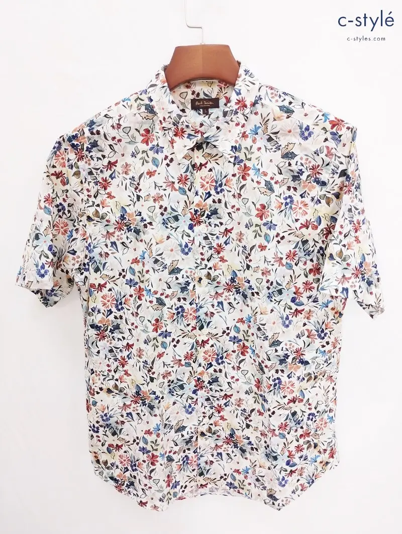 Paul Smith COLLECTION ポールスミスコレクション 半袖シャツ L マルチカラー 花柄 ボタニカル 総柄