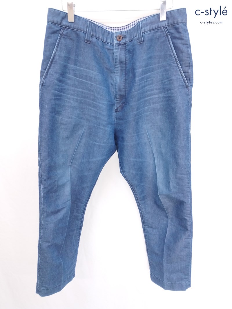 JUNYA WATANABE COMME des GARCONS MAN デニムパンツ M インディゴ ダメージ加工 WG-P014