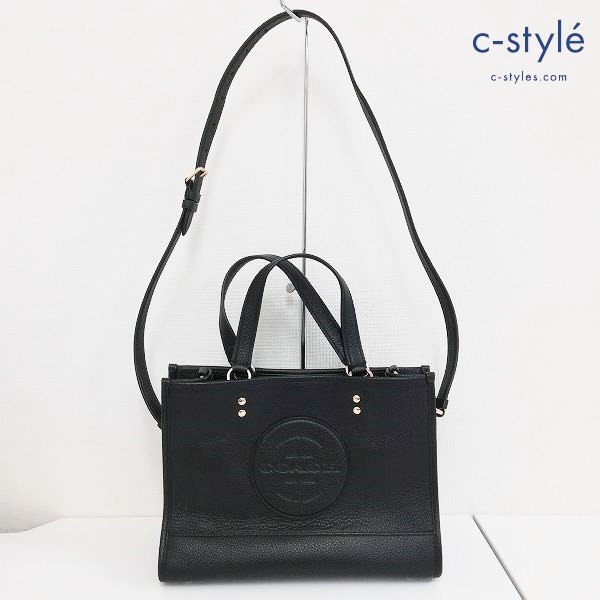 COACH コーチ デンプシーキャリーオールウィズパッチ ショルダーバッグ ブラック C2004 鞄