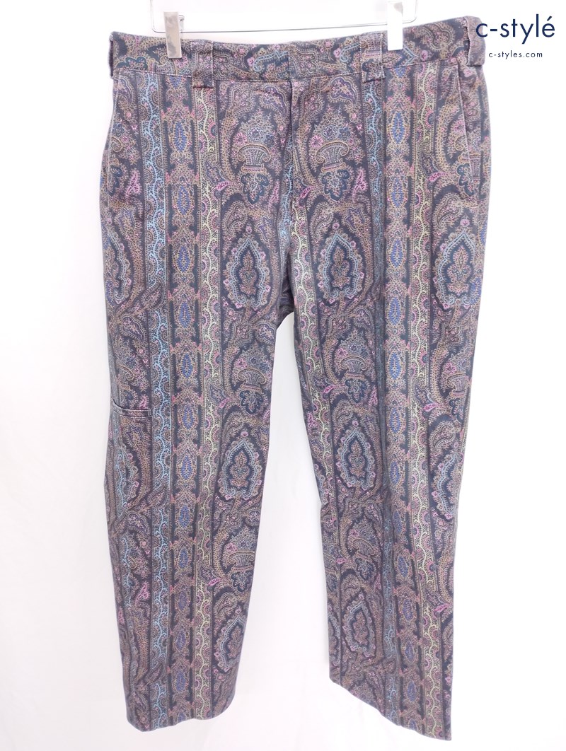 Paul Smith ポールスミス ペイズリー パンツ XL マルチカラー