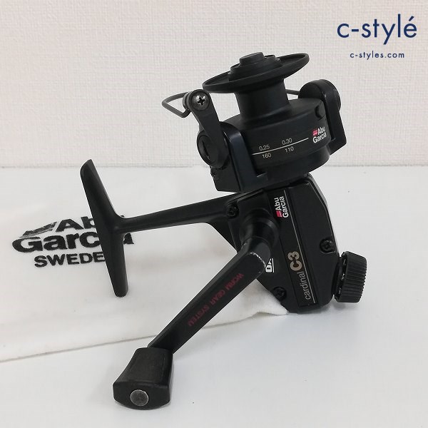 Abu Garcia アブガルシア Cardinal C3 ブラック カーディナル 替スプール付き スピニングリール