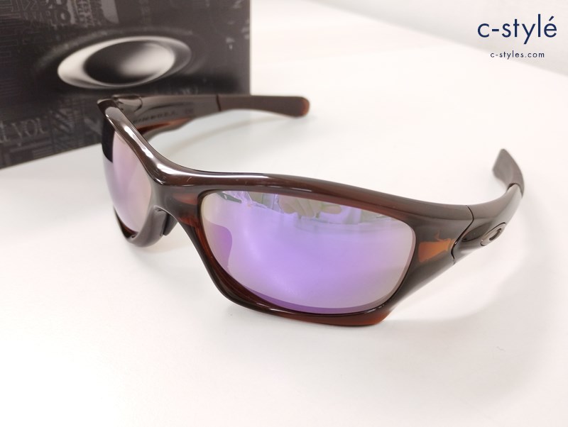 OAKLEY オークリー サングラス ブラウン PIT BULL OO9127-20 透け感フレーム