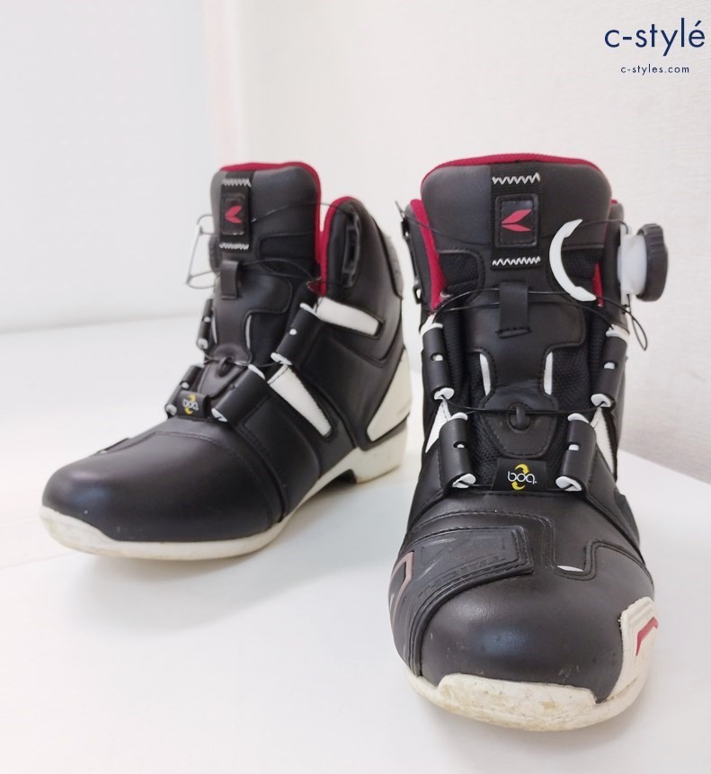 RSTAICHI アールエスタイチ ライディングシューズ 24.0 ブラック DRYMASTER BOA RSS006 バイク用品