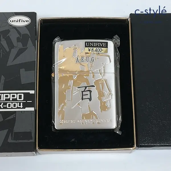 ZIPPO ジッポー 機動戦士Zガンダム 百式 （2トーンver.） 2003年製 MSN-100 VS AMX-004 オイルライター