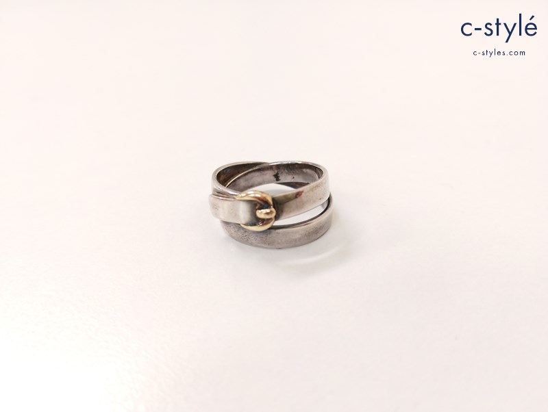 HERMES エルメス ダブルトゥルーベルトリング 54 シルバー 指輪 925 アクセサリー