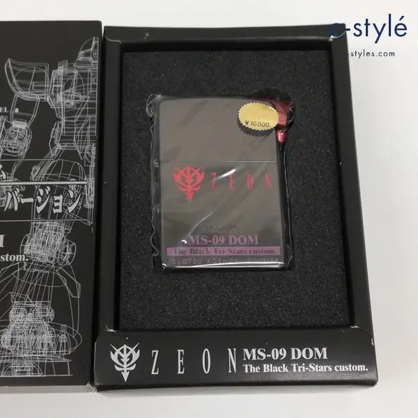 ZIPPO ジッポー 機動戦士ガンダム 黒い三連星 No.2 MS-09 DOM The Black Tri-Stars custom. 2001年製