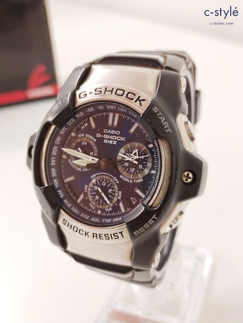 CASIO カシオ G-SHOCK GIEZ 腕時計 ブラック×シルバー GS-1001-2ADR