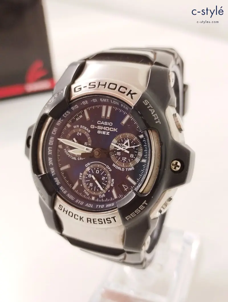 CASIO カシオ G-SHOCK GIEZ 腕時計 ブラック×シルバー GS-1001-2ADR