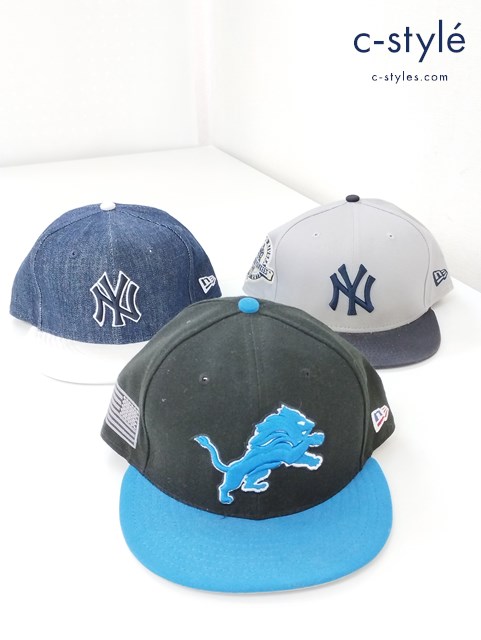 NEWERA ニューエラ キャップ ONESIZE S～M ニューヨークヤンキース 野球 帽子 計3点