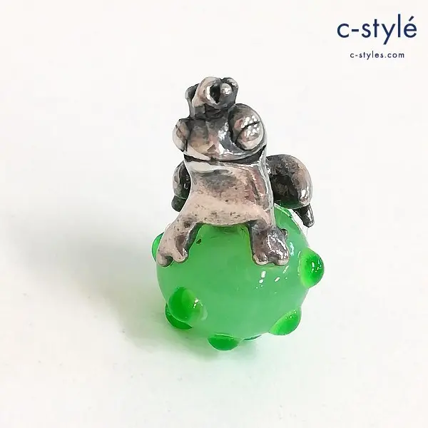 TROLLBEADS トロールビーズ カエルの王子様 グリーン LAA刻印