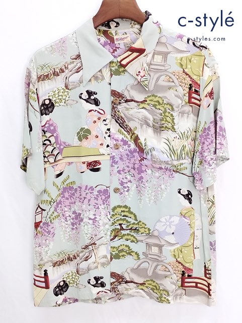 SUN SURF サンサーフ アロハシャツ M マルチカラー SS30110 半袖 舞子