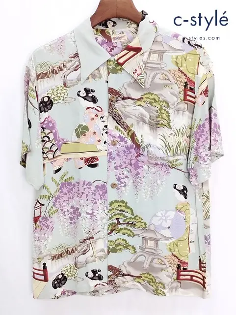 SUN SURF サンサーフ アロハシャツ M マルチカラー SS30110 半袖 舞子