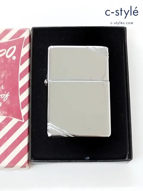 ZIPPO ジッポー オイルライター ダイアゴナルライン 1994年製 シルバー 喫煙具