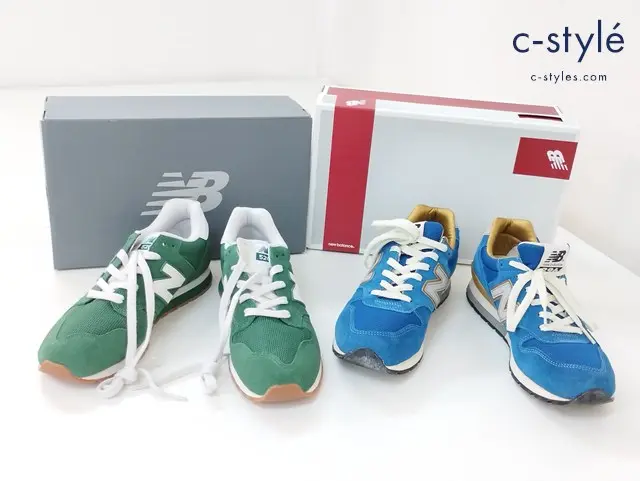 NEW BALANCE ニューバランス スニーカー 25cm ブルー グリーン MRL996GC U520EM スウェード