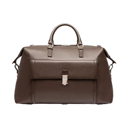 BALLY(バリー) バッグ Sandri エボニーブラウン レザー ウィークエンドバッグ