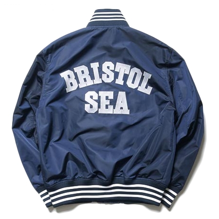 WIND AND SEA×F.C.Real Bristol(ウィンダンシー×エフシーレアルブリストル) BRISTOL SEA NYLON TEAM JACKET