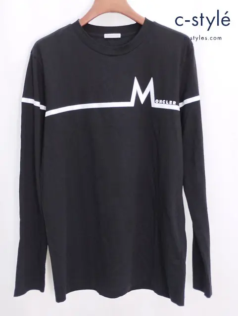 MONCLER モンクレール 長袖Tシャツ L ブラック LS TSHIRT H20918D00003 8390T
